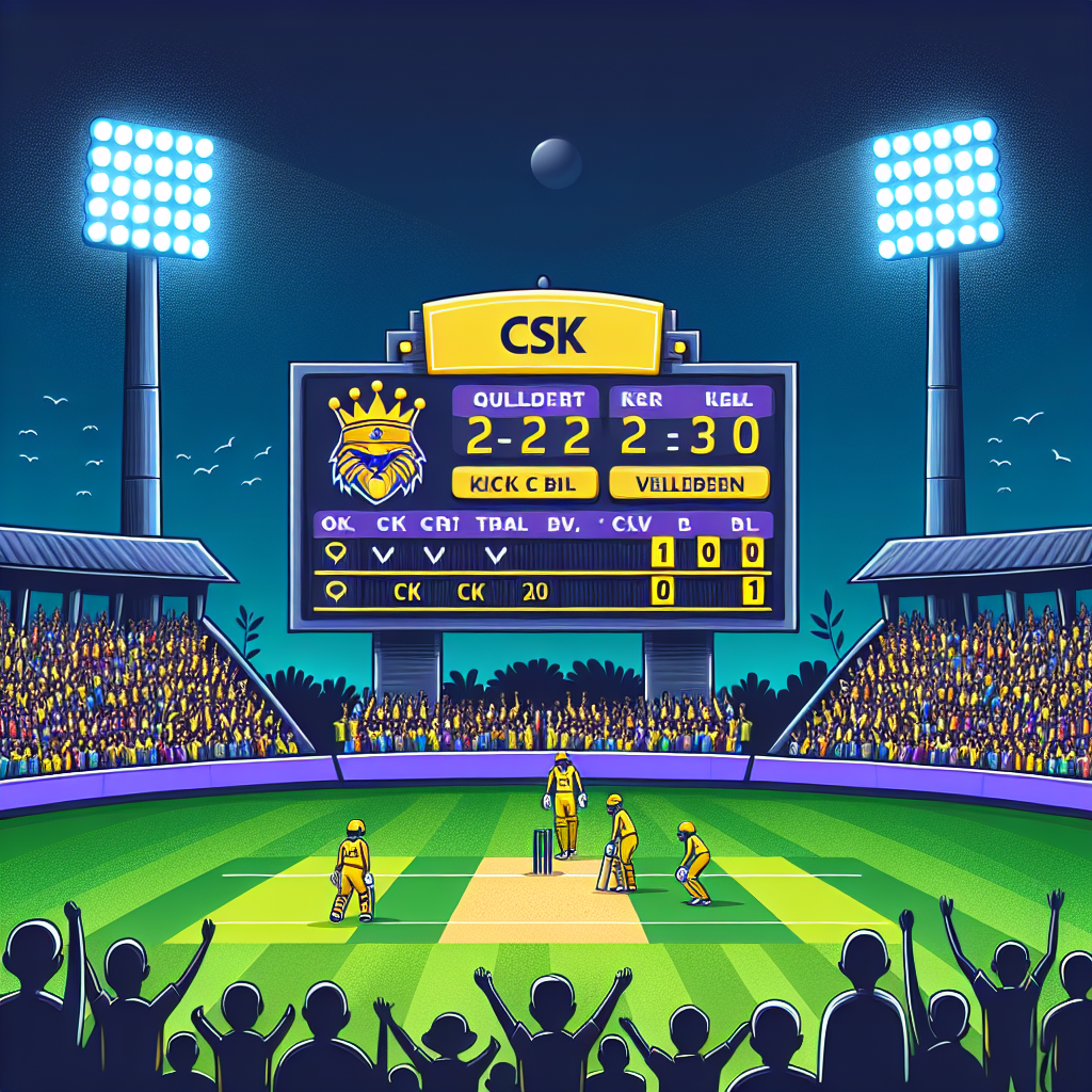 csk current score