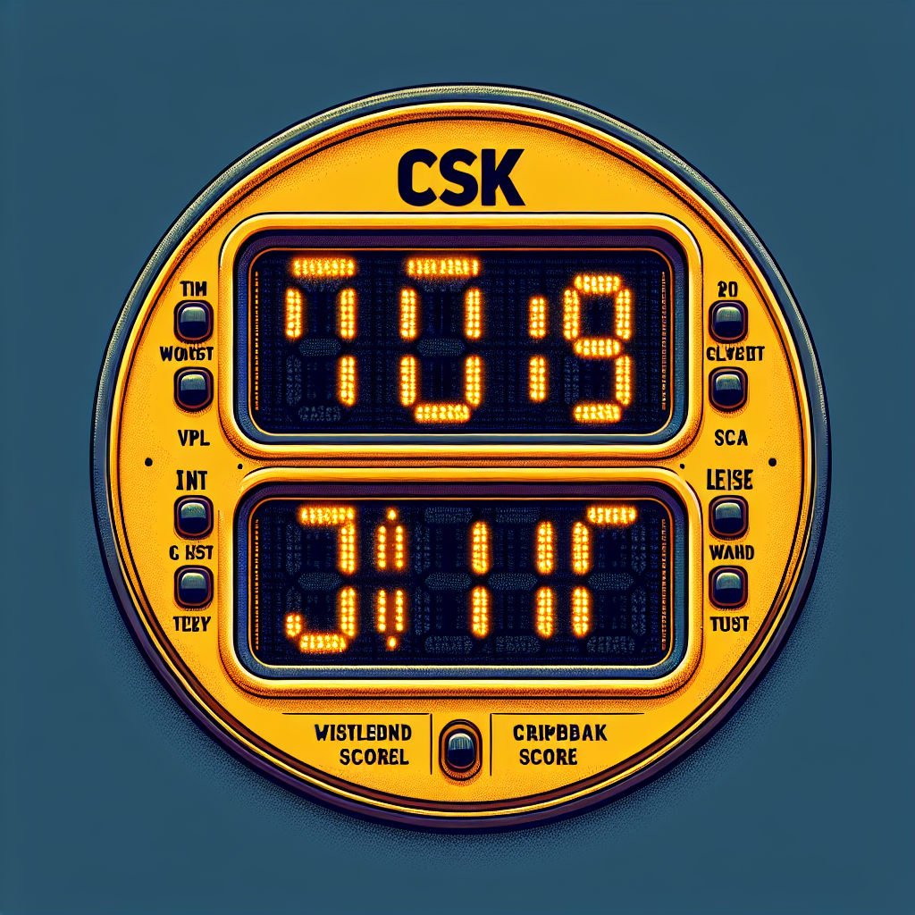 csk current score